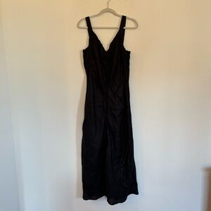 Country Road Gathered 100% Linen Maxi Dress